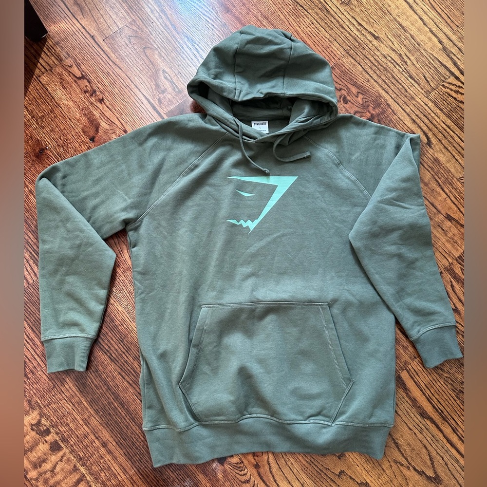 Gymshark Green Logo Sweatshirt Size Large